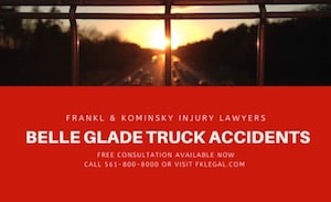 Truck Crash in Belle Glade, Report a truck crash in Belle Glade