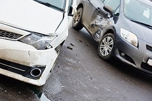 Car Crash Casued by broadside collision in West Palm Beach