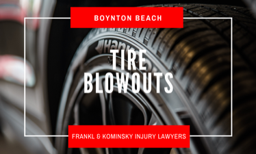 West Palm Beach Car Accident caused by tire blowout