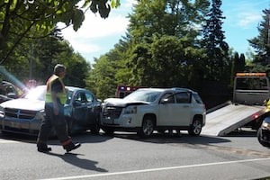 File a claim for property damage after a car accident