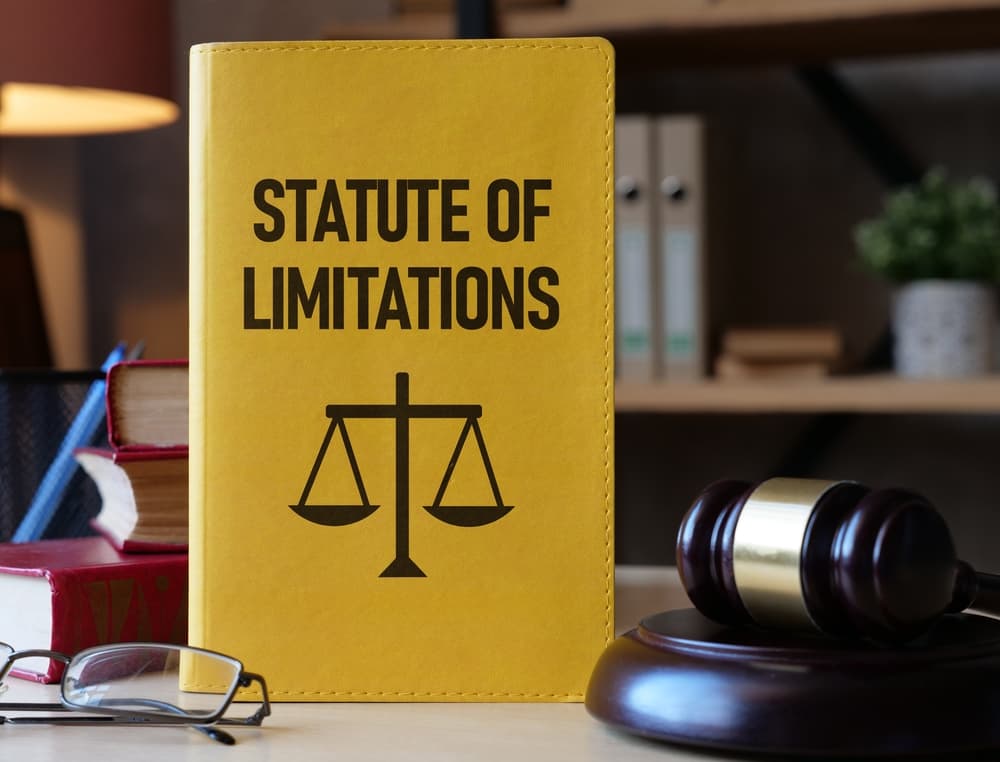 The phrase "Statute of Limitations (SOL)" is displayed as text, representing the legal time limit within which a lawsuit or claim must be filed.