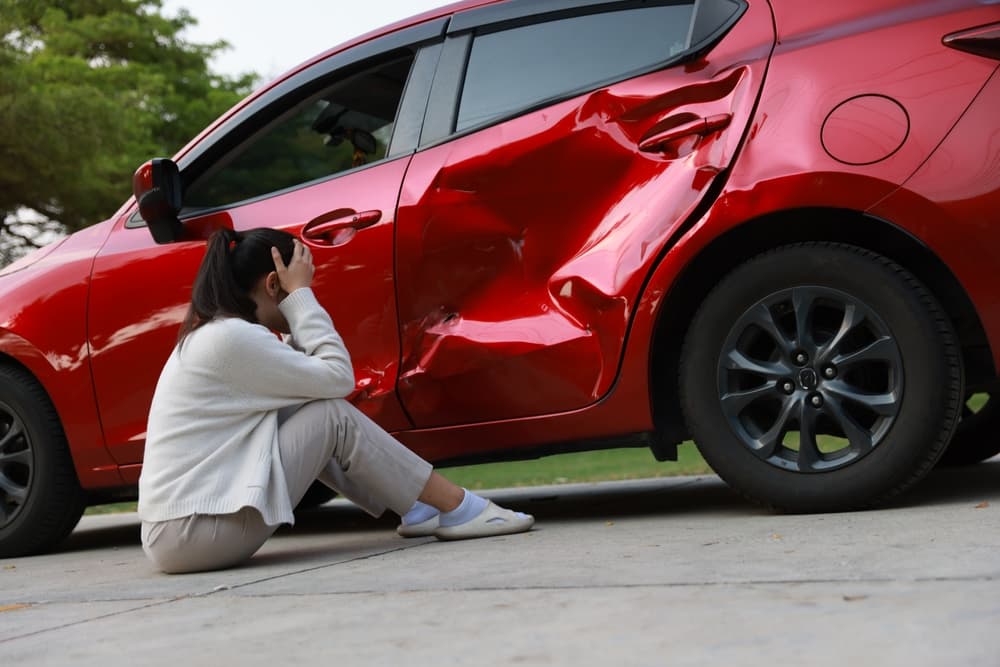 Emotional and Psychological Impact on a female driver after a car accident.